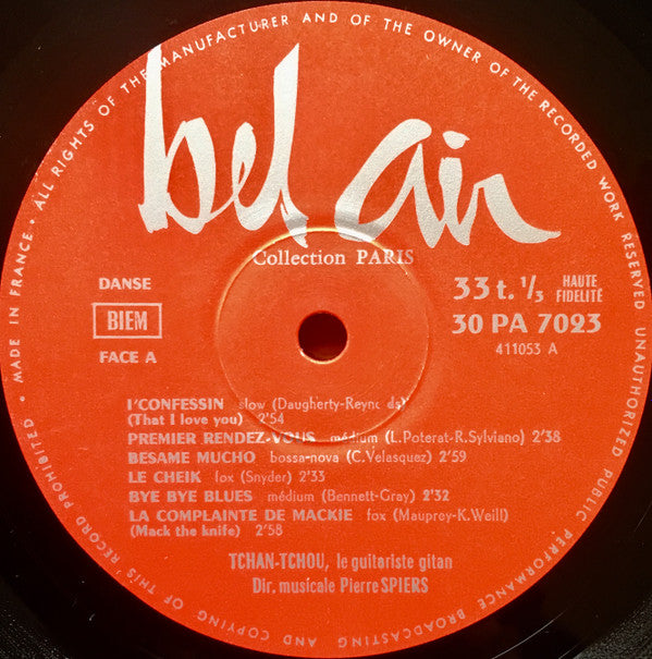 Tchan Tchou : Guitare Party Avec Tchan Tchou Le Guitariste Gitan (LP, Album, Mono)