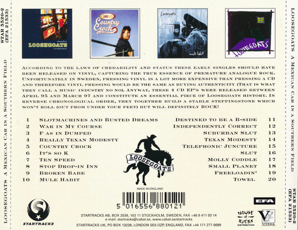 Loosegoats : A Mexican Car In A Southern Field (CD, Comp)