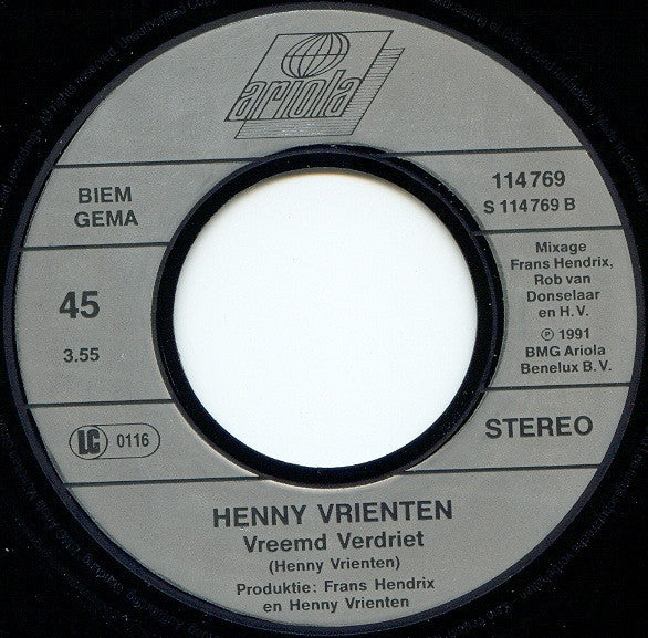 Henny Vrienten : Het Scharrelvarken (7", Single)