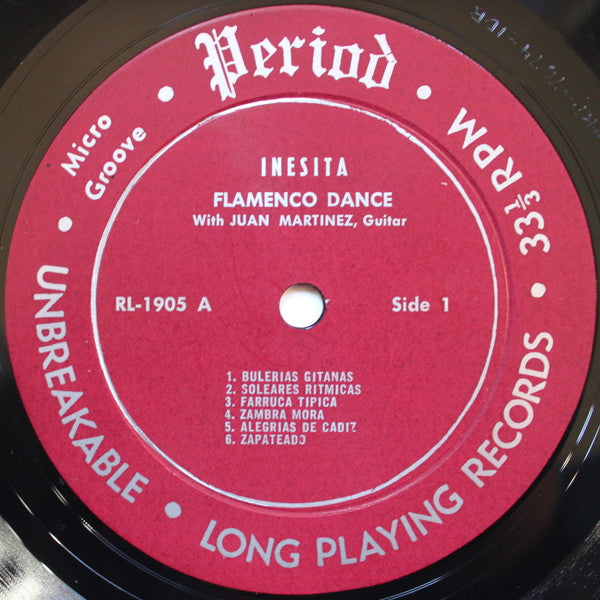 Juan Martinez (14), Pablo Miquel : Inesita In Flamenco And Classic Spanish Dances (LP)