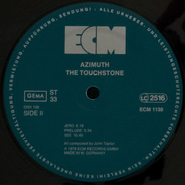 Azimuth (2) : The Touchstone (LP, Album)