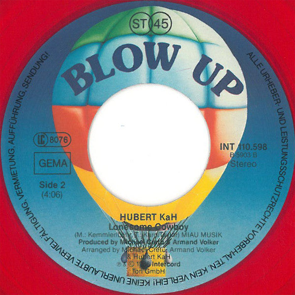 Hubert Kah : Something I Should Know (Remix) (7", Single, Red)