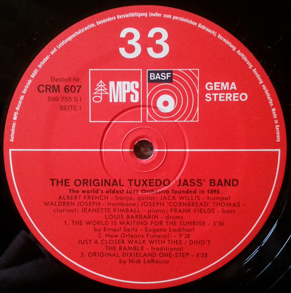 Original Tuxedo Jazz Orchestra : The World's Oldest Jazz Orchestra Founded In 1896 (LP, Album, Gat)