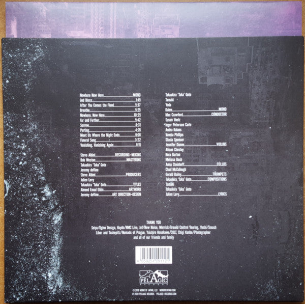 Mono (7) : Nowhere Now Here (LP, Pur + LP, Pur + Album, Ltd)