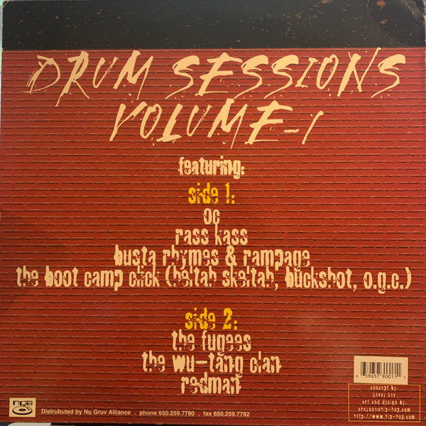 Kevvy Kev (2) & Mike Nice (3) : Listen To The Drum (Drum Sessions Vol. 1) (12")