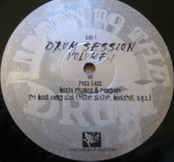 Kevvy Kev (2) & Mike Nice (3) : Listen To The Drum (Drum Sessions Vol. 1) (12")