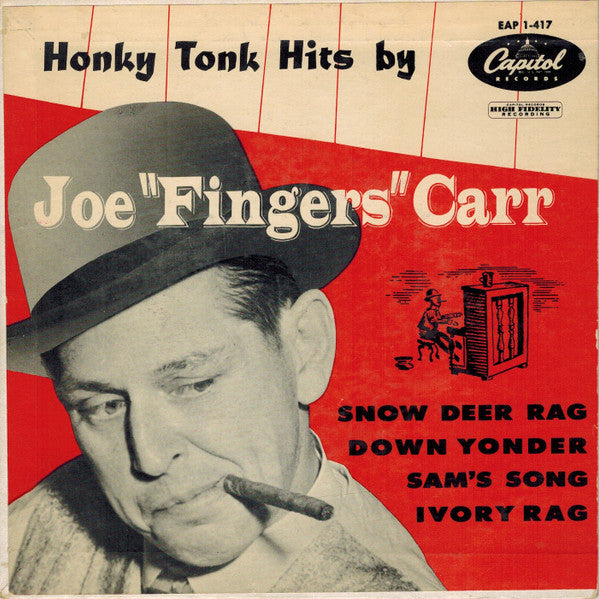 Joe "Fingers" Carr : Honky Tonk Hits By Joe  "Fingers" Carr (7", EP)