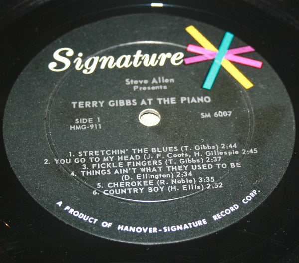 Steve Allen (3) Presents Terry Gibbs : At The Piano (LP, Album)