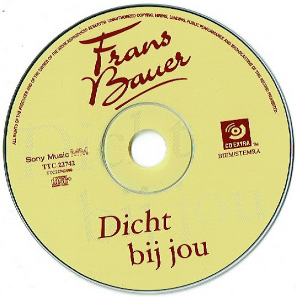 Frans Bauer : Dicht Bij Jou (CD, Album, Enh)