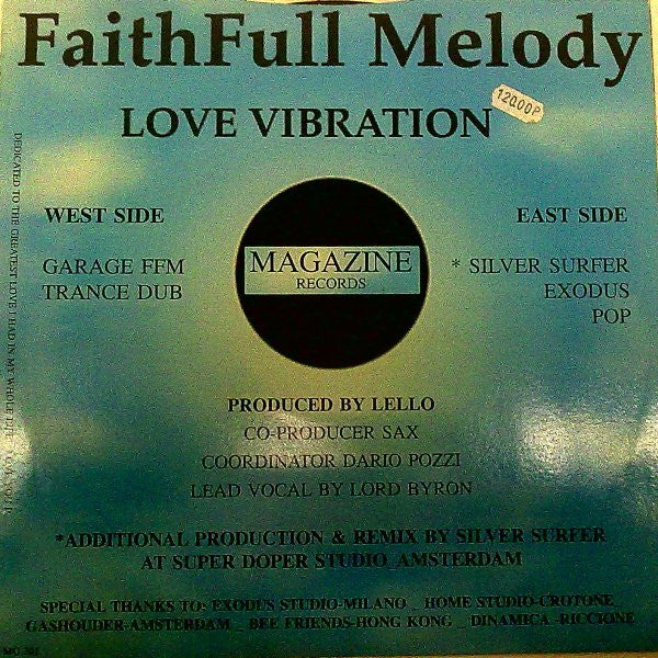 Faithfull Melody* : Love Vibration (12")
