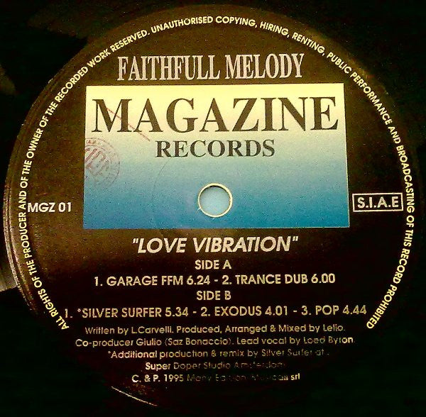 Faithfull Melody* : Love Vibration (12")