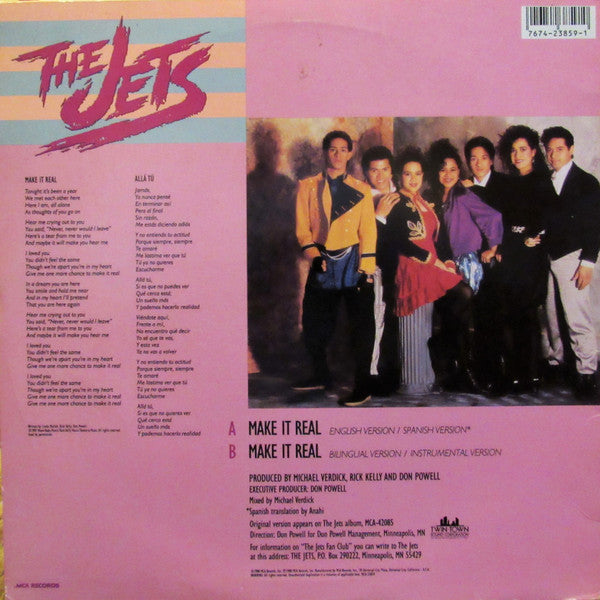 The Jets : Make It Real (12")