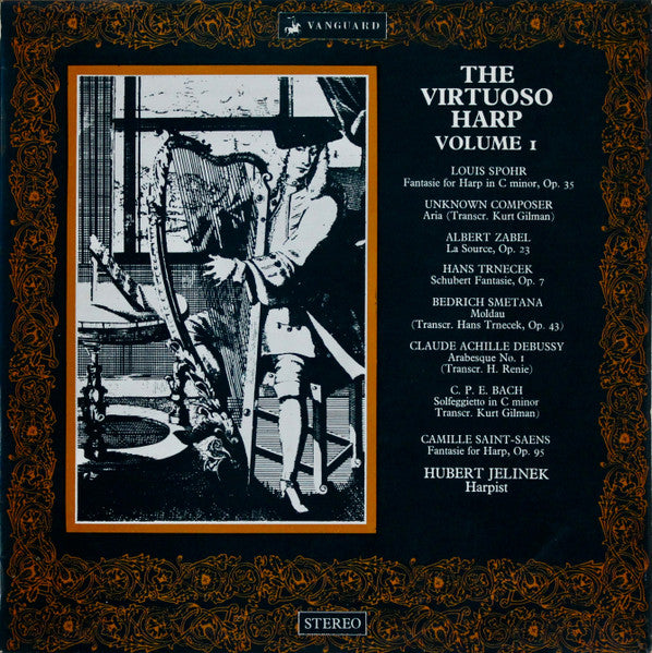 Hubert Jelinek : The Virtuoso Harp (Volume 1) (LP, RE)