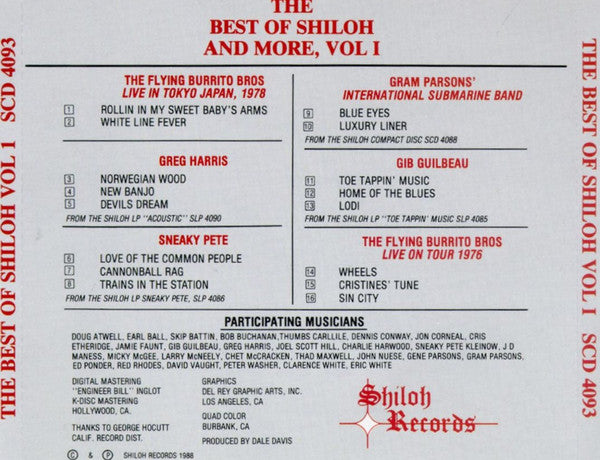 Various : The Best Of Shiloh And More, Vol 1 (CD, Album, Comp)