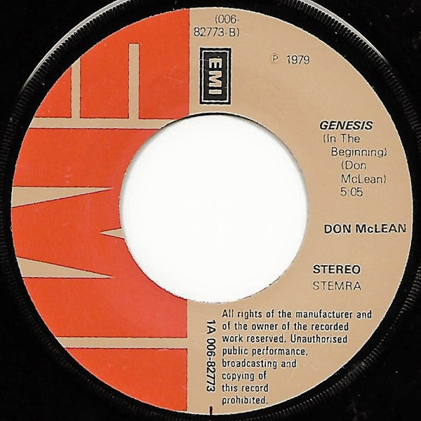 Don McLean : Crying (7", Single)