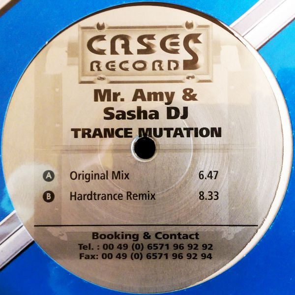 Mr. Amy & Sasha DJ : Trance Mutation (12")