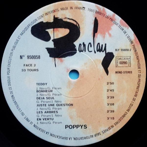 Poppys : Septembre Noir, Décembre Blanc... (LP, Album, RE)