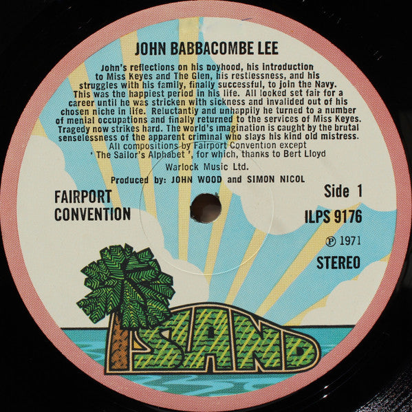 Fairport Convention : "Babbacombe" Lee (LP, Album)