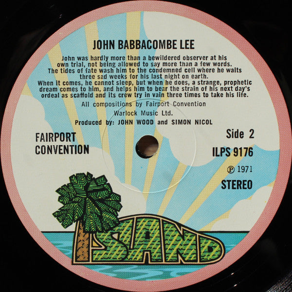 Fairport Convention : "Babbacombe" Lee (LP, Album)