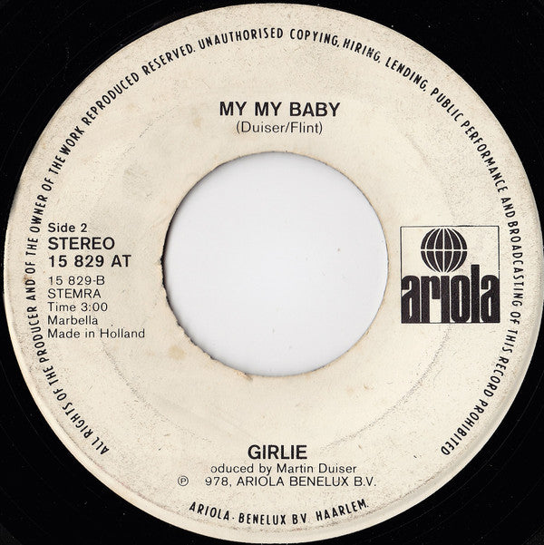Girlie : Andy (For Love It Takes Two) (7", Single, CBS)