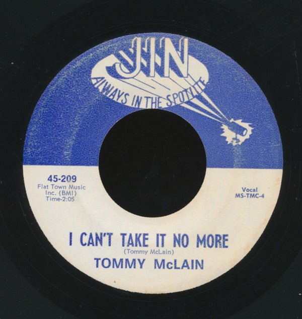 Tommy McLain : Think It Over / I Can't Take It No More (7", Single)