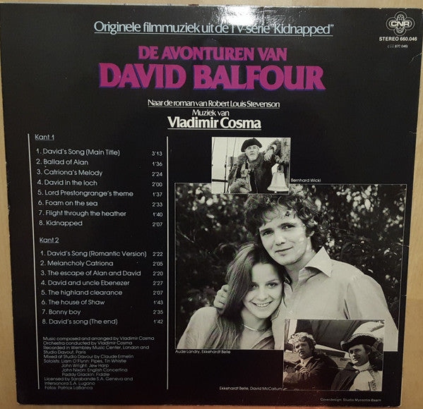 Vladimir Cosma : De Avonturen Van David Balfour (LP, Album)