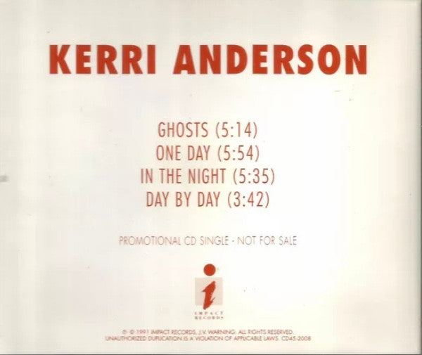 Kerri Anderson : Kerri Anderson (CD, Promo, Smplr)