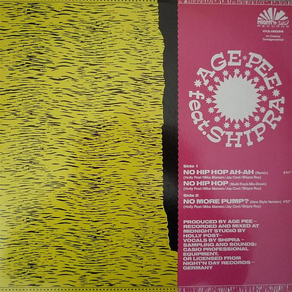 Age Pee feat. Shipra : No Hip Hop (Remix Version) (12")