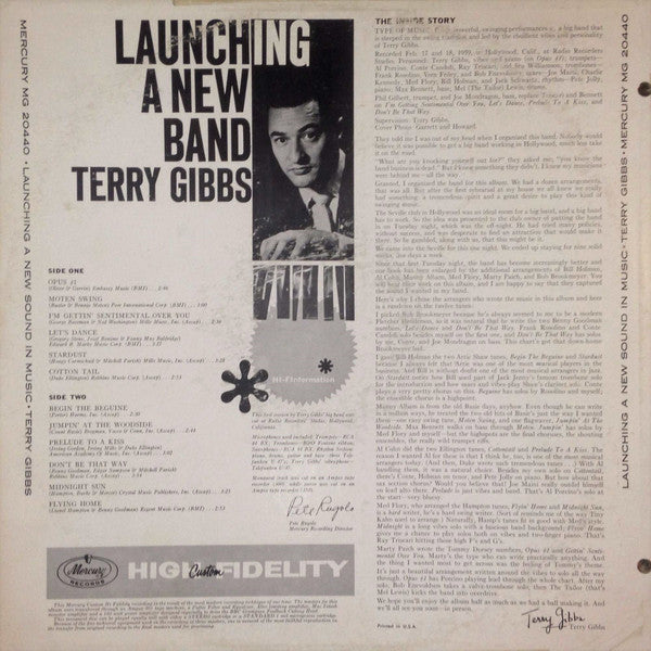 Terry Gibbs And His Orchestra : Launching A New Sound In Music (LP, Album, Mono)
