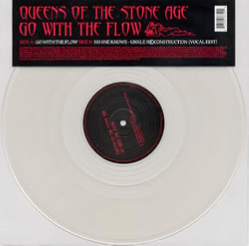 Queens Of The Stone Age : Go With The Flow (12", Single, Cle)