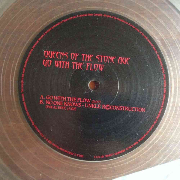 Queens Of The Stone Age : Go With The Flow (12", Single, Cle)
