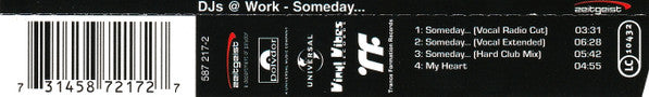 DJs @ Work : Someday... (CD, Maxi)