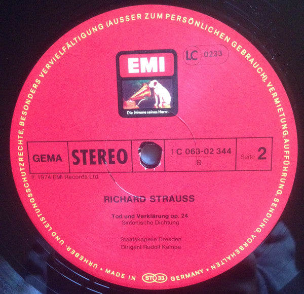 Richard Strauss : Till Eulenspiegels Lustige Streiche/Salomes Tanz / Tod Und Verführung (LP, Album)