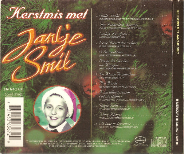 Jan Smit : Kerstmis Met Jantje Smit (CD, Album, Dig)
