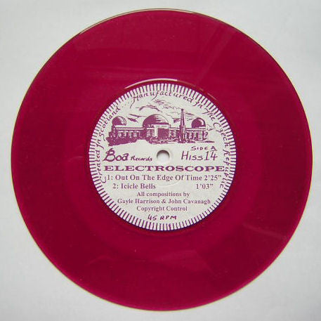 Electroscope : Out On The Edge Of Time (7", Single, Pur)