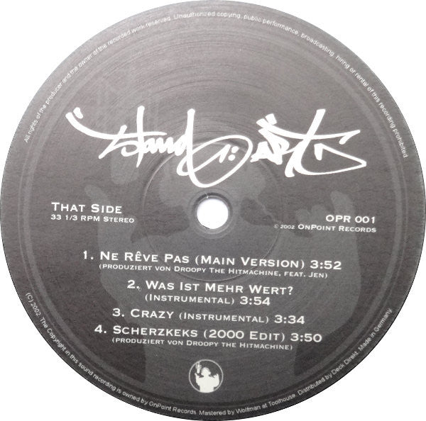 Wasekz : Stand:Art (12", EP)