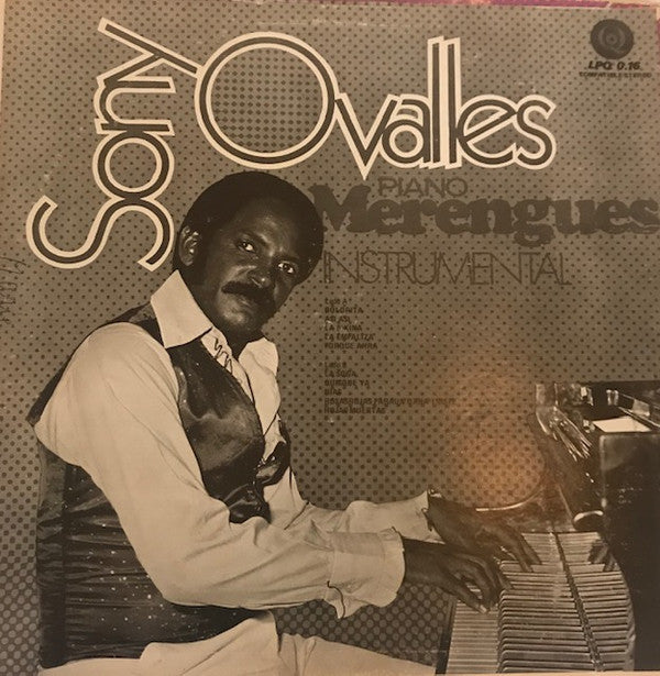 Sonny Ovalle : Piano Merengues Instrumental (LP)