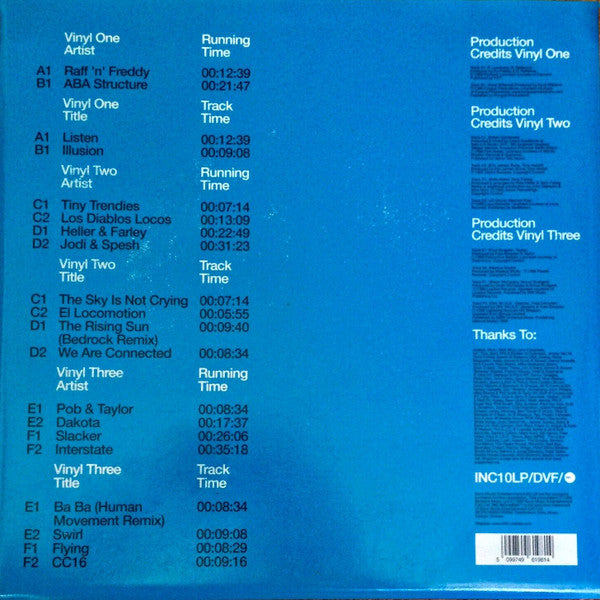 John Digweed : Bedrock: Compiled & Unmixed (3xLP, Comp)