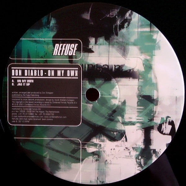 Don Diablo : On My Own (12")