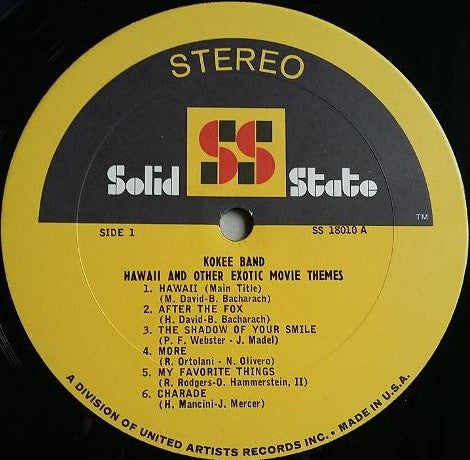 Kokee Band : Hawaii And Other Exotic Movie Themes (LP, Album, Gat)