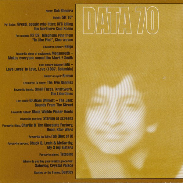 Data 70* : Space Loops Volume One (2x7", Cle)