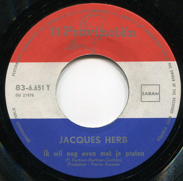 Jacques Herb : Manuela (7", Single, Red)