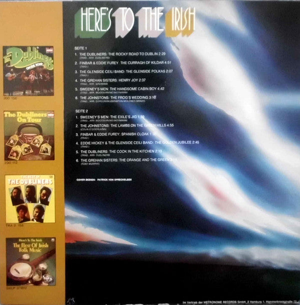 Various : Here's To The Irish (LP, Comp, RE, Red)