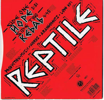 Reptile (4) : Hope (7", Single)