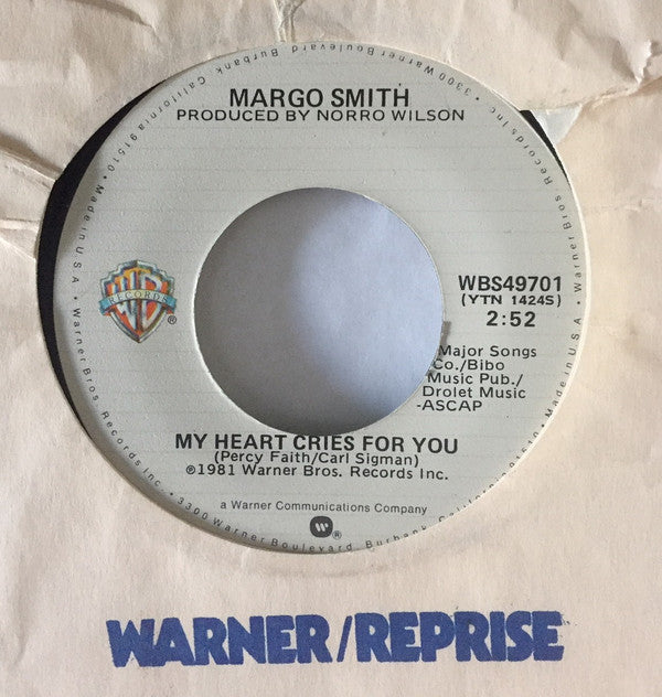 Margo Smith : My Heart Cries For You (7", Single)