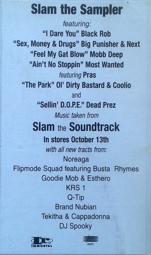 Various : Slam - The Sampler (12", Promo)