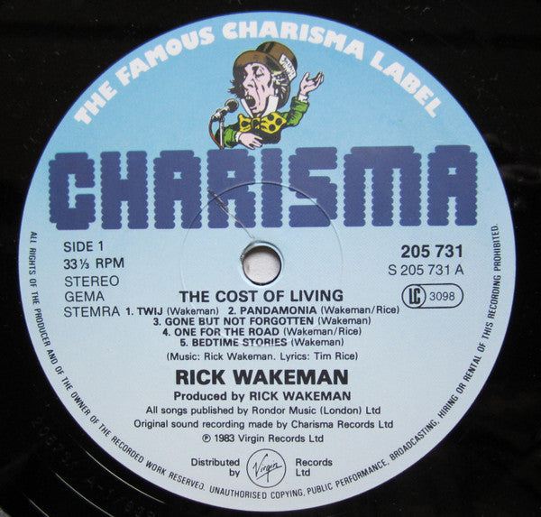 Rick Wakeman : Cost Of Living (LP, Album)