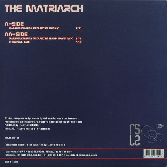 The Matriarch : Frequence (12")