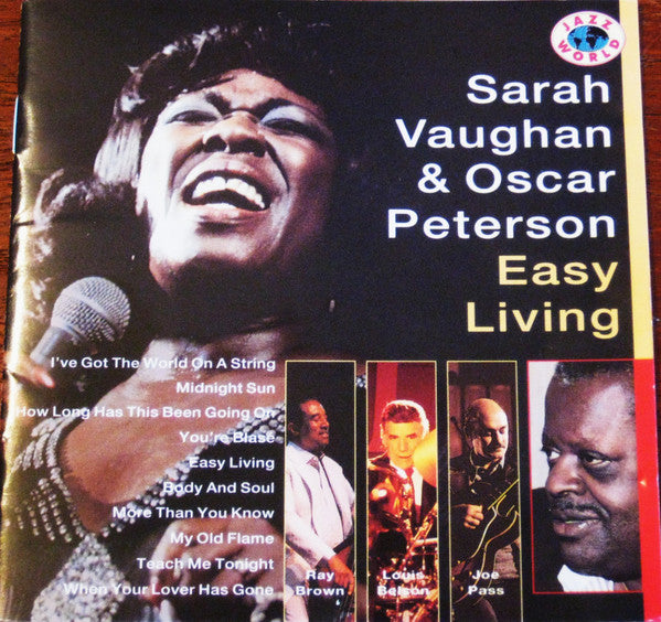 Sarah Vaughan & Oscar Peterson : Easy Living (CD, Album, RE)