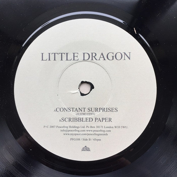Little Dragon : Constant Surprises / Scribbled Paper (7", Single)